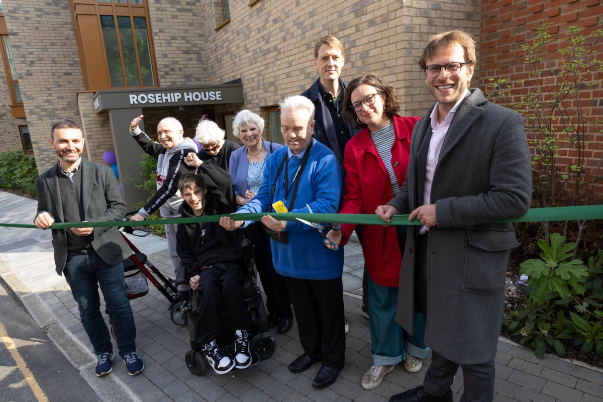 Pictured from left: Cllr Nurullah Turan, David Mannion, Tommy Lennox, Annette Watson, Carers Champion Cllr Janet Burgess MBE, Peter Goudge, Cllr Joseph Croft, Executive Member for Health and Social Care Cllr Flora Williamson and Executive Member for Homes and Neighbourhoods John Woolf