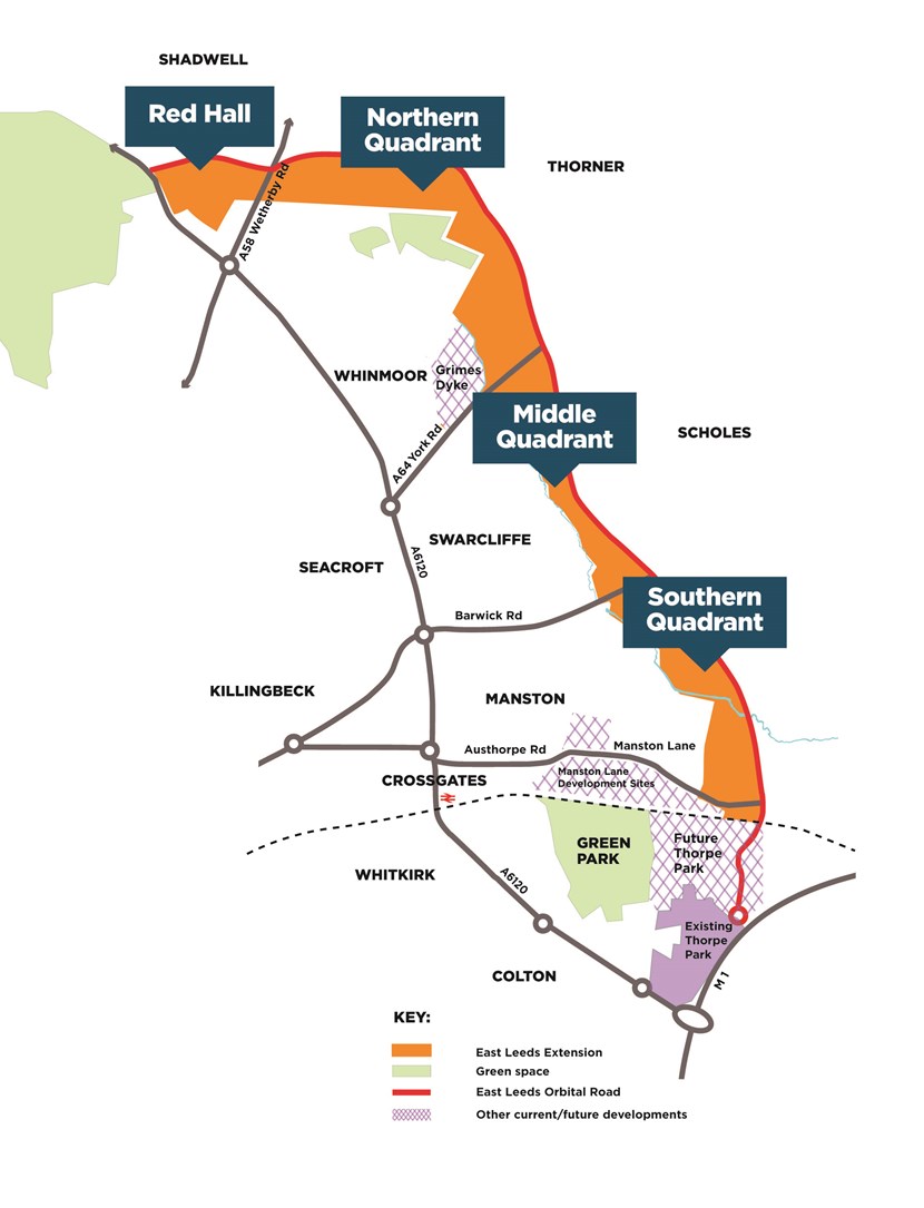 Outer Ring Road Junction Improvements set to begin: simplifiedelemapforleaflet.jpg