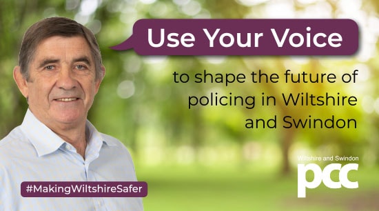 New Police and Crime Plan draft published for residents’ feedback: PCC Use Your Voice WLC 550x306