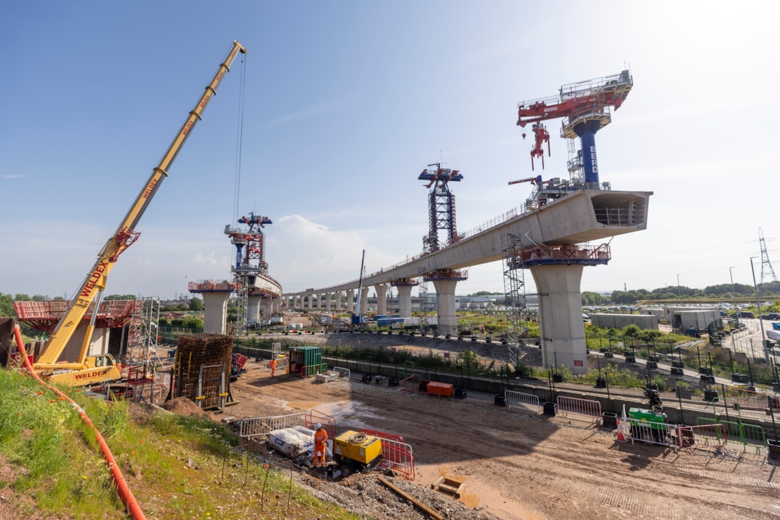 Progress on the Water Orton viaducts Summer 2026