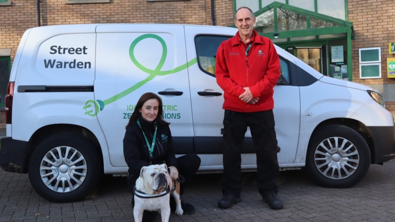 RSPCA awards Forest of Dean District Council’s street wardens with platinum and bronze.