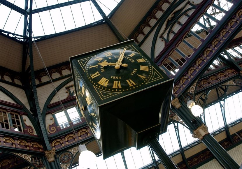 Handmade in Yorkshire first event at newly refurbished Kirkgate Market: kirkgatemarketclock.jpg