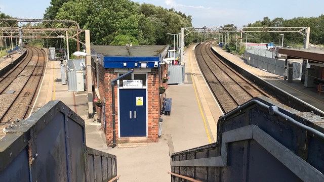 Tests start to find out what lies beneath Kidsgrove station: Kidsgrove station July 2019
