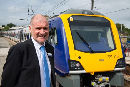 Steve Hopkinson welcomes new trains to Bradford, Skipton and Ilkley