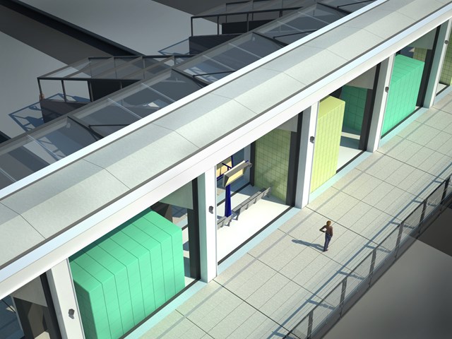 East Croydon _1: Artist's impressions of the proposed new footbridge at East Croydon station