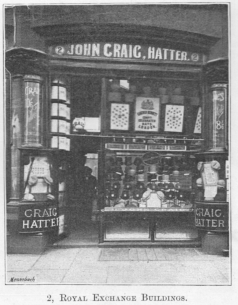Fast x Slow Fashion online: John Craig Hatters in 1892 as it appeared in Leeds Illustrated.