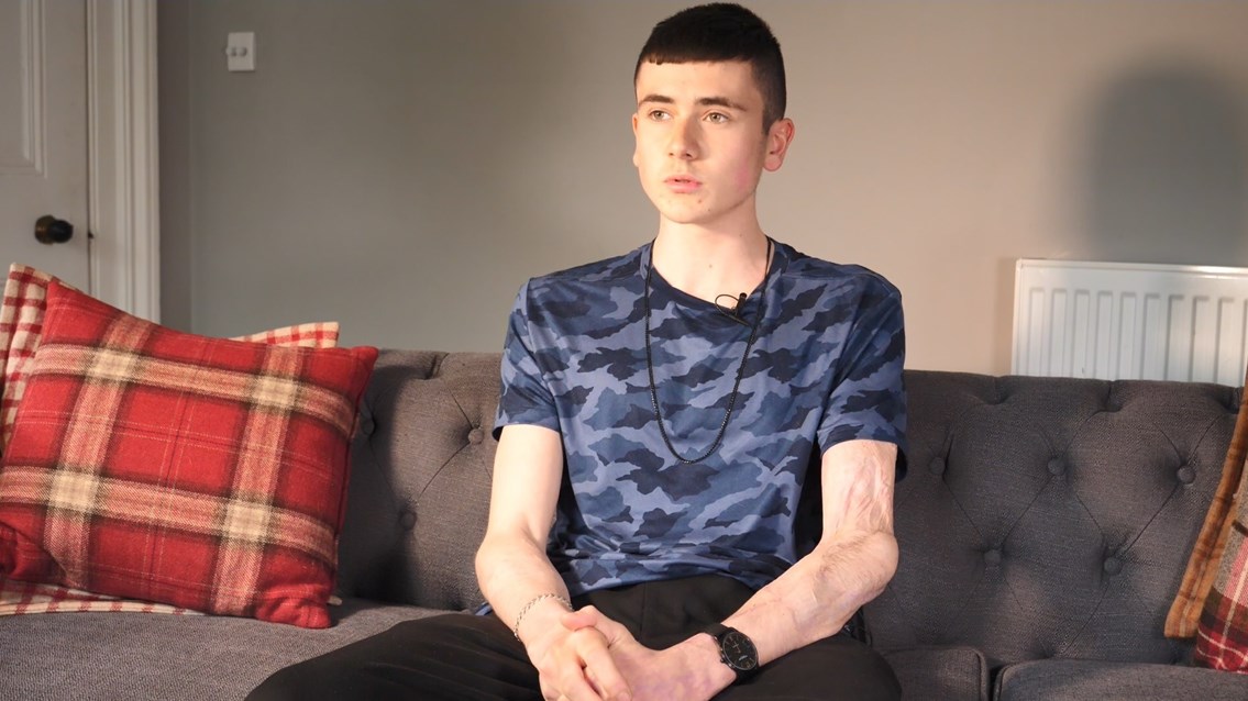 London teen who survived 34% burns after electric shock backs rail industry's You Vs. Train campaign to educate young people: You Vs Train Inigo