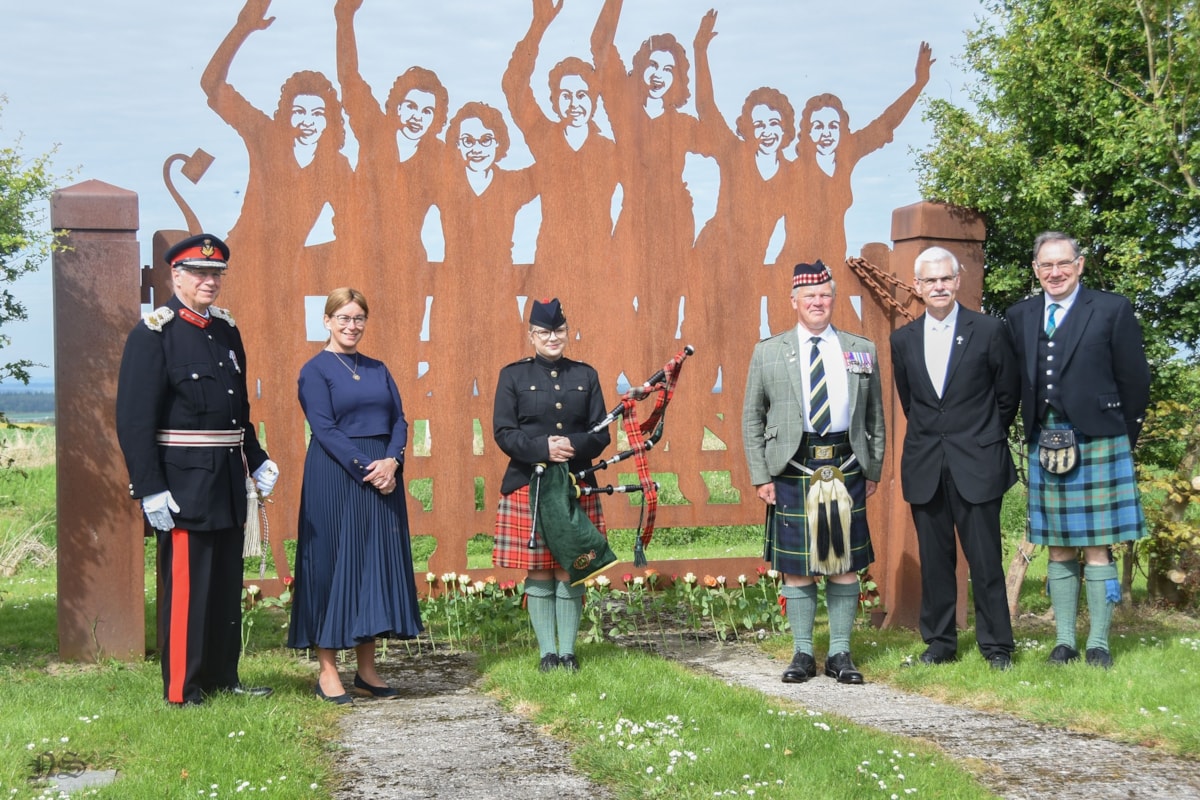 A service at the Women's Land Army memorial at Clochan.

Image: Daniel Forsyth/HN Media.