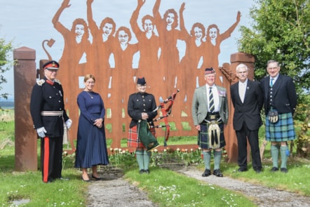 A service at the Women's Land Army memorial at Clochan.

Image: Daniel Forsyth/HN Media.