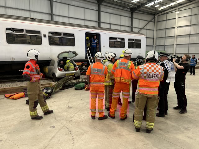 Multi-agency incident training scenario at Birmingham Rail Resilience Hub: Multi-agency incident training scenario at Birmingham Rail Resilience Hub