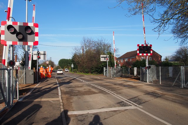 Lingwood Station Road Crossing