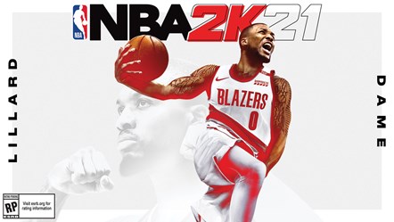 NBA 2K21 - Damian Lillard Current-Gen Cover Horizontal