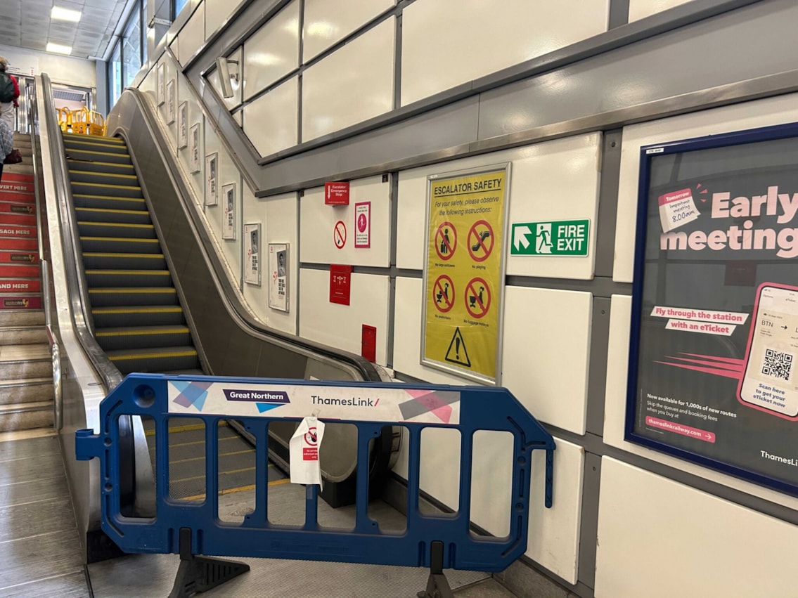 City Thameslink escalator 3
