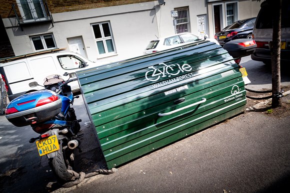 TfL Image - Cycle parking hangar
