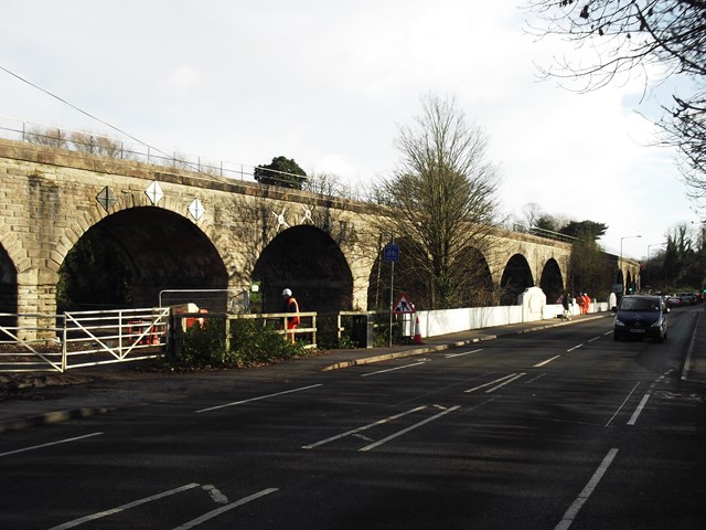 Historic viaduct to be waterproofed at Christmas: Milverton Viaduct, Leamington Spa
