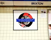 TfL Image - Roundel designed by Marc Thompson - Black Men Loving Black Men is a Revolutionary Act