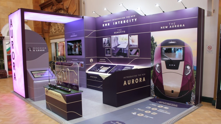 Explore the future of Intercity travel: EMR launch experiential Aurora pop up at Nottingham Station