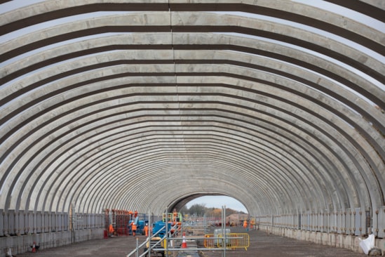 Inside the bat mitigation structure Nov 2025