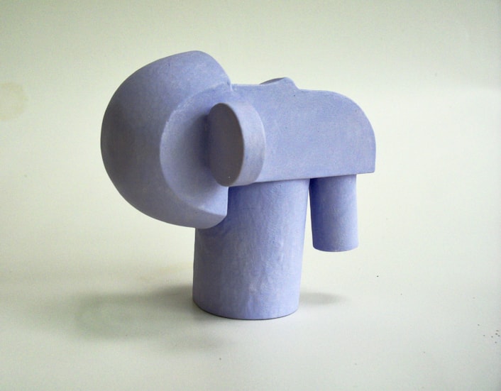 Summer of Sculpture: Garth Evans, Trojan (2020), Hydrocal plaster. Courtesy the artist