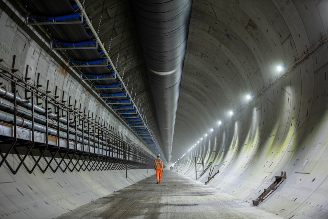 Inside Northolt tunnel June 2025