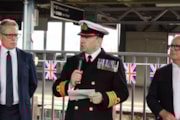Captain McLocklan speaks: Captain McLocklan speaks