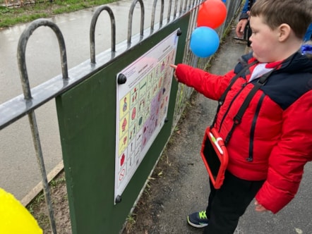 Bash at communication board