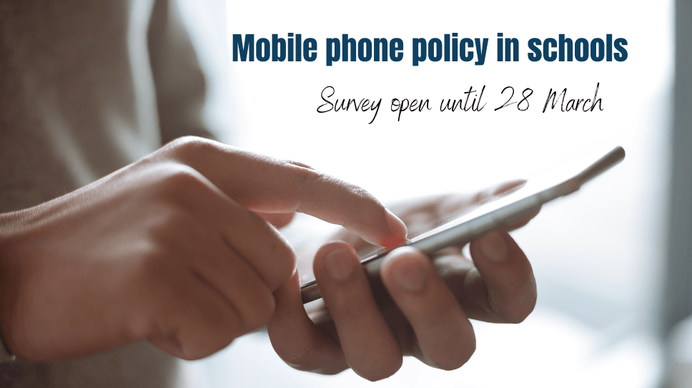 Mobile phone policy engagement banner