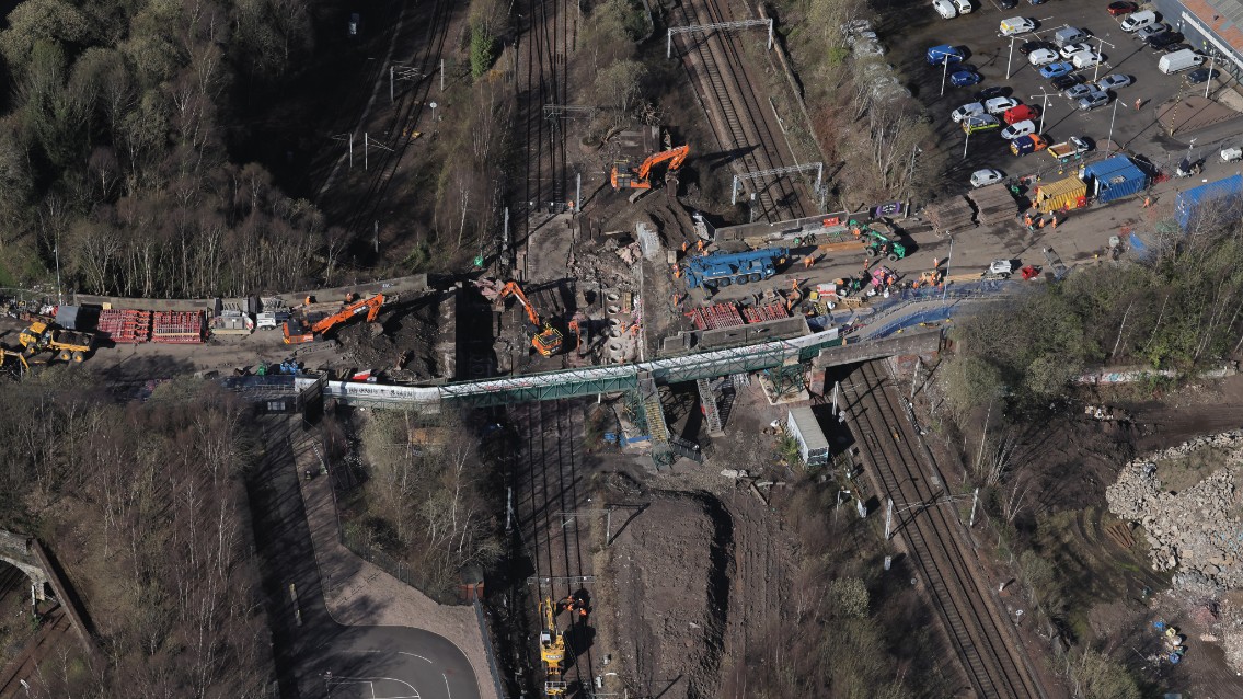 Shields Road bridge demolition - Easter 2024-4