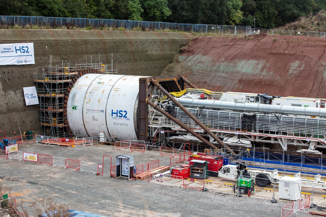 The Long Itchington Wood Tunnel Tunnel Boring Machine