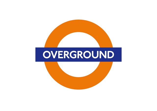 THREE MORE LONDON OVERGROUND STATIONS BECOME STEP-FREE: London Overground roundel