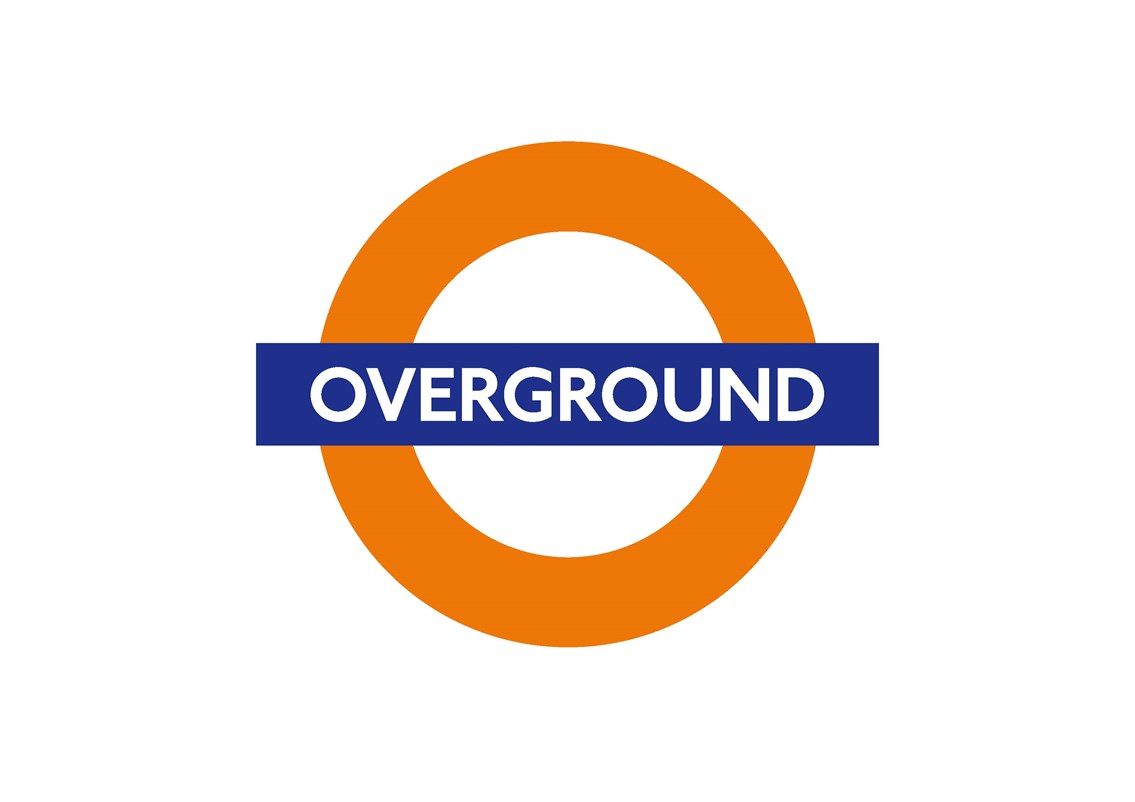 THREE MORE LONDON OVERGROUND STATIONS BECOME STEP-FREE: London Overground roundel