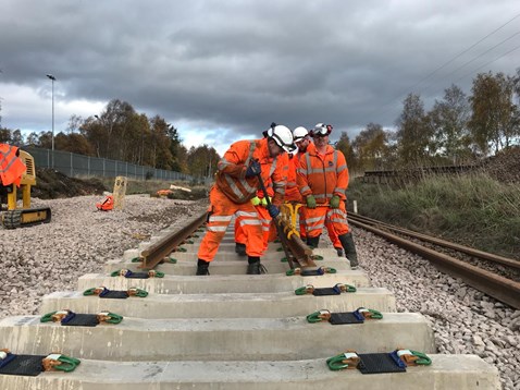 2 Nov Track works Aviemore 1