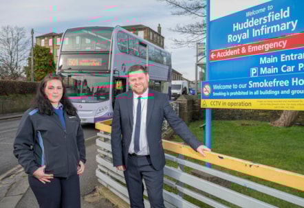 501 service to Huddersfield Royal Infirmary1