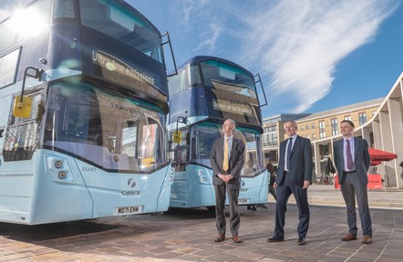 L R Paul Matthews, Simon Carlisle, Engineering Director and Tom Bridge, Operations Director