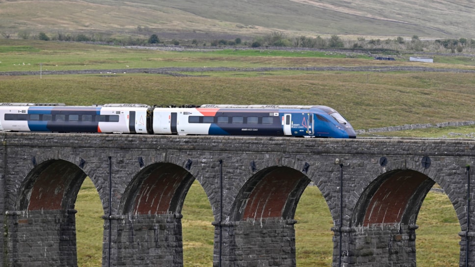 Avanti West Coast Ribblehead Viaduct Close Up