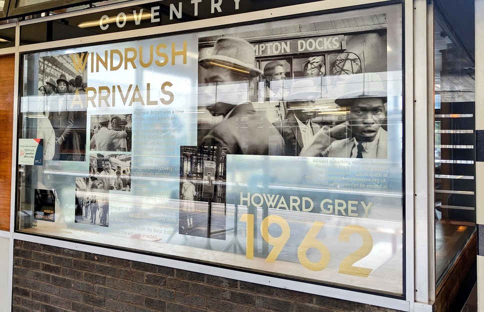 Coventry Station Windrush Display-4