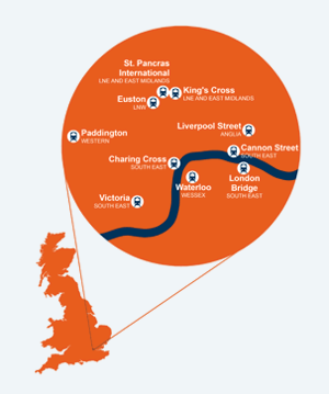 London and London Stations: london 360