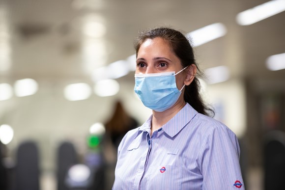 Masked female staff member (1)