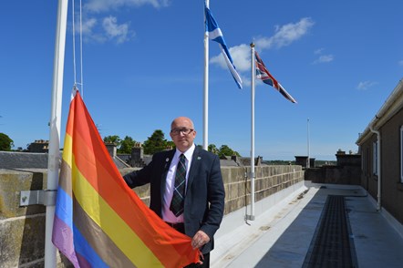 Pride flag - Convener Cllr Marc Macrae