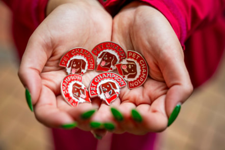 LNER Pet Champion Pin Badges