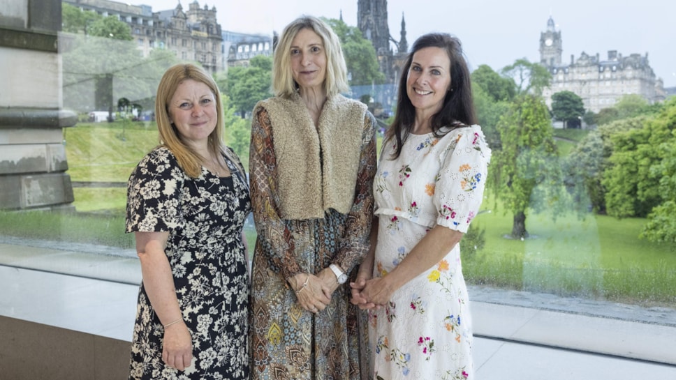 Dr Sarah Hardy, Director Archangels with Jane Gaddum, Chair 1nhaler and Lisa McMyn CEO 1nhaler