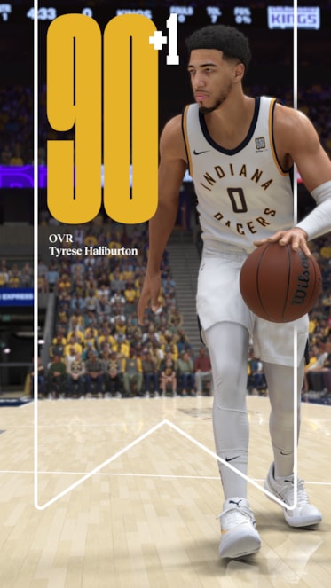 NBA 2K25 Player Ratings Tyrese Haliburton 2