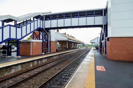 Scunthorpe station platforms