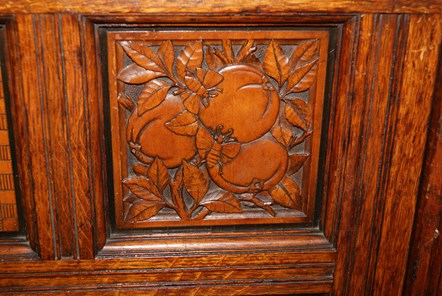 Wood carving Butler pantry 2-2