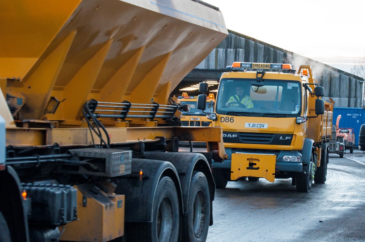 Gritting in Moray