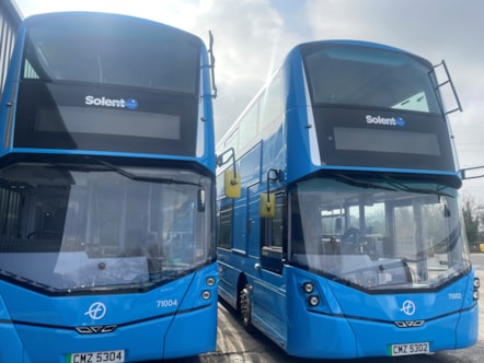 Two Repower buses