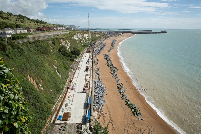 Dover to Folkestone railway will reopen this autumn: DoverSite-July2016-004