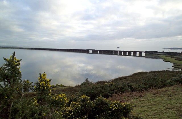 Leven Viaduct_2: Leven Viaduct, south Cumbria.