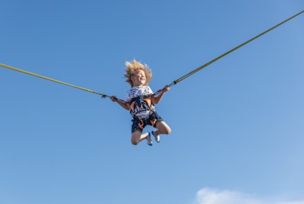 Bungee trampoline at Littlesea