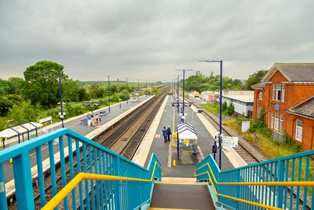 Barnetby station platforms